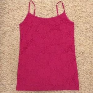 🔵 2/$22❗️NWT Aero Floral Lace Pink Camisole XL Juniors